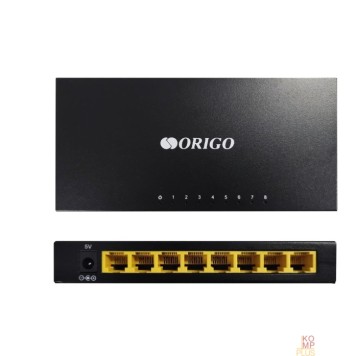 Сетевое оборудование ORIGO OS1208/A1A Неуправляемый коммутатор 8x100Base-TX, корпус металл