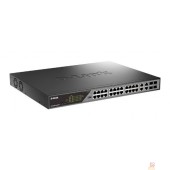 Сетевое оборудование D-Link DSS-200G-28MPP/A1A Настраиваемый L2 коммутатор с 24 портами 10/100/1000Base-T и 4 комбо-портами 100/1000Base-T/SFP (порты 1-24 PoE 802.3af/at, порты 1-8 PoE 802.3bt, PoE-бюджет 518 Вт)