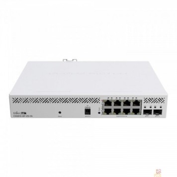 Сетевое оборудование MikroTik CSS610-8P-2S+IN PoE-коммутатор, 8х 1G RJ45, 2х SFP+, раздача PoE 140 Вт, SwitchOS Lite