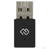 Сетевое оборудование Digma DWA-BT4-N150 N150 Net Adapter WiFi + Bluetooth USB 2.0 (ant.int) 1ant. (pack:1pcs)
