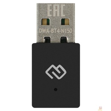 Сетевое оборудование Digma DWA-BT4-N150 N150 Net Adapter WiFi + Bluetooth USB 2.0 (ant.int) 1ant. (pack:1pcs)