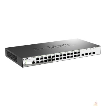 Сетевое оборудование D-Link DGS-1210-28XS/ME/B2A Управляемый L2 коммутатор с 24 портами 100/1000Base-X SFP и 4 портами 10GBase-X SFP+-1