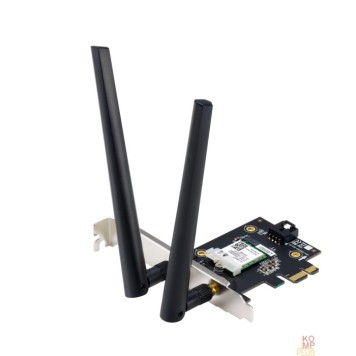 Сетевое оборудование Сетевой адаптер ASUS PCE-AXE5400 WiFi 6E Bluetooth 5.2 2402+2402+574Mbps 6GHz/5GHz/2.4GHz 
