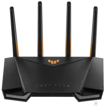 Сетевое оборудование Роутер беспроводной ASUS TUF-AX4200, 4 LAN, 2500 Мбит/с, 1000 Мбит/с, 4 (802.11n), 5 (802.11ac), 6 (802.11ax), 1 x USB 3.2, 3G, 4G/LTE, IPv6 черный-1
