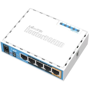Сетевое оборудование MikroTik RB951Ui-2nD Беспроводной маршрутизатор,  hAP 2.4Ghz, 5xLAN, 2.4 ГГц 802.11b/g/n, MIMO 2x2, 22 дБм