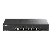 Сетевое оборудование D-Link DGS-1210-10X/ME/C1A Управляемый L2 коммутатор с 8 портами 10/100/1000Base-T и 2 портами 10GBase-X SFP+ 
