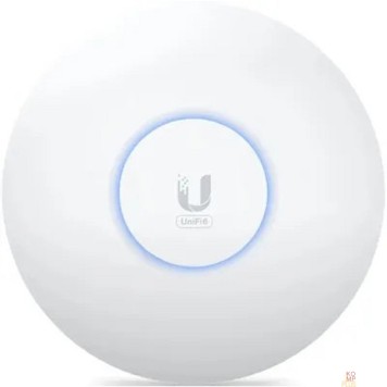 Сетевое оборудование UBIQUITI U6+ Точка доступа 2,4+5 ГГц, Wi-Fi 6, 2х2 MIMO, 802.3af, 1х 1G RJ45  