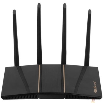 Сетевое оборудование Роутер беспроводной ASUS RT-AX57 4 LAN, 1000 Мбит/с, 4 (802.11n), 5 (802.11ac), 6 (802.11ax), IPv6 черный-1