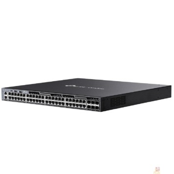 Сетевое оборудование TP-Link SG6654XHP Стекируемый управляемый коммутатор 3-го уровня Omada с 48 гигабитными портами PoE+ и 6 портами SFP+-1