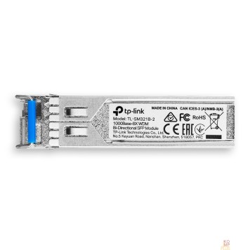 Сетевое оборудование TP-Link SM321B-2 WDM SFP-трансивер, 1000Base-BX (Simplex LC), Tx: 1310нм, Rx: 1550нм, одномод, до 2км-1