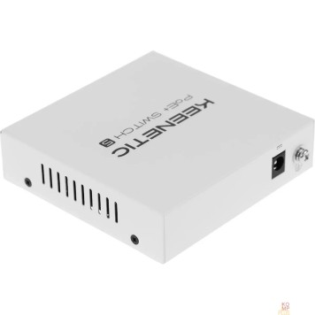 Сетевое оборудование Keenetic POE+ SWITCH 5 (KN-4610) 5-портовый гигабитный коммутатор с 4 портами PoE+ и бюджетом мощности 60 Вт-1