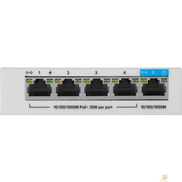 Сетевое оборудование Keenetic POE+ SWITCH 5 (KN-4610) 5-портовый гигабитный коммутатор с 4 портами PoE+ и бюджетом мощности 60 Вт-2