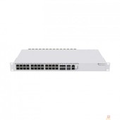 Сетевое оборудование MikroTik CRS326-4C+20G+2Q+RM Коммутатор, 4Combo 10G/2.5G, 20*2.5Gbit RJ45, 2QSFP+*40Gbit Сетевое оборудование MikroTik CRS326-4C+20G+2Q+RM Коммутатор, 4Combo 10G/2.5G, 20*2.5Gbit RJ45, 2QSFP+*40Gbit