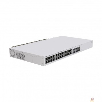 Сетевое оборудование MikroTik CRS326-4C+20G+2Q+RM Коммутатор, 4Combo 10G/2.5G, 20*2.5Gbit RJ45, 2QSFP+*40Gbit-2