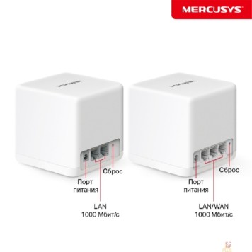 Mercusys Mercusys Halo H60X(2-pack) AX1500 Домашняя Mesh Wi-Fi 6 система-1