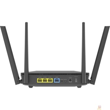 Сетевое оборудование Роутер беспроводной ASUS RT-AX52  802.11n/ac/ax, 3 LAN, 1000 Мбит/с, 4 (802.11n), 5 (802.11ac), 6 (802.11ax), IPv6, черный -1