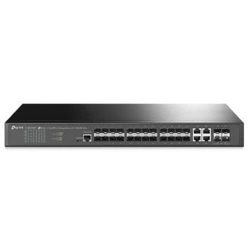 Сетевое оборудование TP-Link SG3428XF Omada 24-портовый гигабитный управляемый SFP-коммутатор L2+ с 4 SFP-слотами