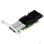 Сетевое оборудование Lr-Link LRES1014PF-2QSFP28 Сетевая карта/ PCIe x16 100G Dual Port QSFP28 Server Network Card