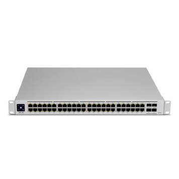 Сетевое оборудование UBIQUITI USW-Pro-48-POE PoE-коммутатор в стойку, 48х 1G RJ45, 4х 10G SFP+, раздача 600 Вт