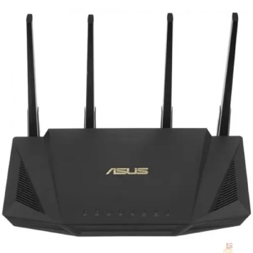 Сетевое оборудование Роутер беспроводной ASUS RT-AX58U v2 4 LAN, 1000 Мбит/с, 4 (802.11n), 5 (802.11ac), 6 (802.11ax), 1 x USB 3.1, 3G, 4G/LTE, IPv6