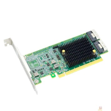 Сетевое оборудование Lr-Link LRNV9F24 PCIe x16 to Two SlimSAS SFF-8654 8i Retimer Adapter, Support up to 4 NVMe SSDs-2