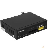 Сетевое оборудование TENDA SG106PC Коммутатор настольный 6-Ports 10/100/1000 Base-TX 4-Ports PoE(PoE бюджет 58W)