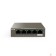 Сетевое оборудование TENDA TEF1105P-4-63W Коммутатор настольный 5-Ports 10/100 Base-TX 4-Ports PoE(PoE бюджет 58W)