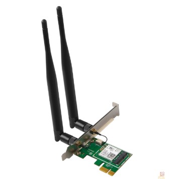 Сетевое оборудование TENDA E30 PCI-e Wi-Fi-адаптер стандарта AX3000 две внешние антенны 5dBi  c Bluetooth 5.0