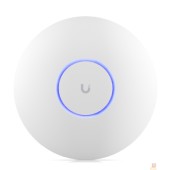 Сетевое оборудование UBIQUITI U7-pro Max Точка доступа 2,4+5+6 ГГц, Wi-Fi 7, 4х4 MIMO, PoE+, 1х 2,5G RJ45