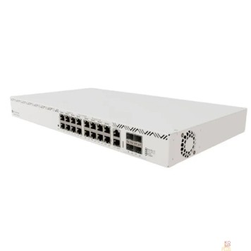 Сетевое оборудование MikroTik CRS320-8P-8B-4S+RM Коммутатор стоечный, 17*1Gbit RJ45, 4*SFP+,  PoE (1-16port) RouterOS v7-1