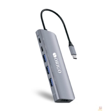 Сетевое оборудование ORIGO OU3360PD/A1A Док-станция USB-C 6-в-1 3xUSB 3.0, USB-C/PD 3.0, USB-C, HDMI