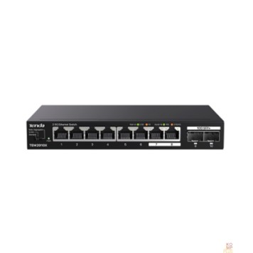 Сетевое оборудование TENDA TEM2010X 8-Портовый коммутатор Ethernet 2.5G с 2 портами 10G SFP+