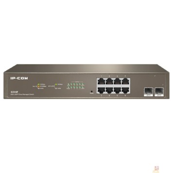 Сетевое оборудование IP-COM G3310F Коммутатор 8x10/100/1000Base-T+ 2x1000Base-X SFP