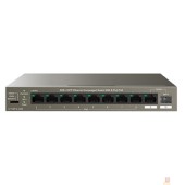 Сетевое оборудование IP-COM G1110PF-8-102W Коммутатор PoE неуправляемый  9-Ports 10/100/1000 Base-T + 1-Port 1000 Base-X SFP / 8-Ports PoE (PoE бюджет 92W)