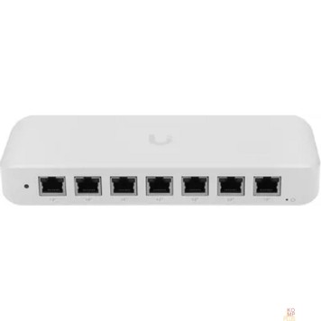 Сетевое оборудование UBIQUITI USW-Ultra-210W PoE-коммутатор, 8х 1G RJ45, раздача 202 Вт-1