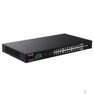Сетевое оборудование IP-COM G1128P-24-250W Неуправляемый PoE коммутатор с 24 Гигабитными портами PoE и 2 SFP портами-2
