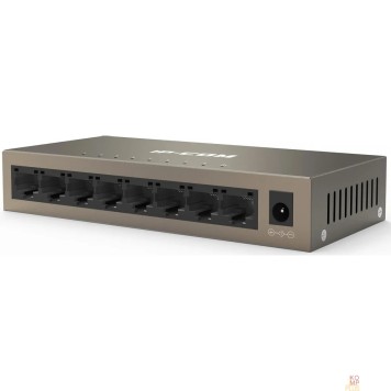Сетевое оборудование IP-COM G1008M Коммутатор неуправляемый, 8 портов, 8x1 Гбит/с, настольный, металлический-1