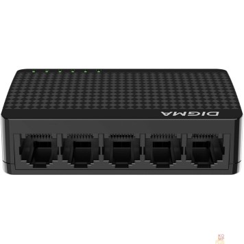 Сетевое оборудование Digma DSW-105GE DSW-105GEV2 Коммутатор (L2) 5х1Гбит/с неуправляемый-1