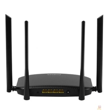 Сетевое оборудование Digma DWR-AC1201 Роутер беспроводной AC1200 10/100BASE-TX черный-1