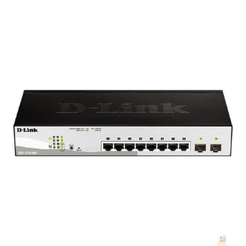 Сетевое оборудование D-Link DGS-1210-08P/G3A Настраиваемый L2 коммутатор с 8 портами 10/100/1000Base-T и 2 портами 1000Base-X SFP (8 портов PoE 802.3af/at, PoE-бюджет 65 Вт)