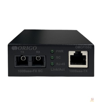 Сетевое оборудование ORIGO OMCF15SC/A1A Медиаконвертер 100Base-TX / 100Base-FX (SC), 1310 нм, одномод, до 15 км-1