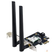 Сетевое оборудование Сетевой адаптер Wi-Fi+ Bluetooth ASUS PCE-BE6500, Wi-Fi 7 BE6500, BT 5.4, PCI-Express x 1 (PCE-BE6500)