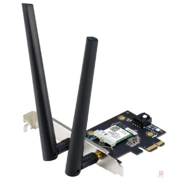 Сетевое оборудование Сетевой адаптер Wi-Fi+ Bluetooth ASUS PCE-BE6500, Wi-Fi 7 BE6500, BT 5.4, PCI-Express x 1 (PCE-BE6500)-1