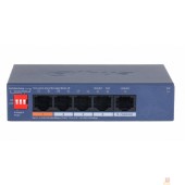 Коммутаторы DAHUA DH-CS4005-4GT-60 4-портовый гигабитный PoE коммутатор с функцией облачного управления, 4 RJ45 10/100/1000Мбит/с (PoE/PoE+/Hi-PoE), 1 RJ45 10/100/1000Мбит/с (uplink), суммарно 60Вт