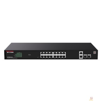 Сетевое оборудование IP-COM G2220P-16-250W Коммутатор управляемый PoE, 18 портов, 18x1 Гбит/с, SFP 2x1 Гбит/с, PoE 16x 30Вт (до 230Вт)