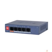 Коммутаторы DAHUA DH-CS4005-4ET1GT-60 4-портовый гигабитный PoE коммутатор с функцией облачного управления, 4xRJ45 100Mb, 1xRJ45 1Gb uplink, суммарно 60Вт