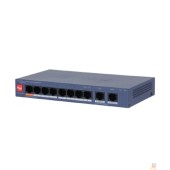 Коммутаторы DAHUA DH-CS4010-8ET2GT-60 8-портовый PoE коммутатор с функцией облачного управления, 8xRJ45 100Mb, 2xRJ45 1Gb uplink