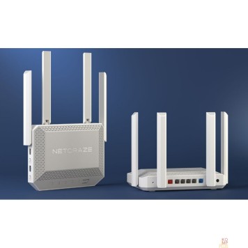 Сетевое оборудование Netcraze Ultra (NC-1812) Мультигигабитный интернет-центр с Mesh Wi-Fi 7 BE7200, Smart-коммутатором 1x10G, 1x2.5G и 4x1G, многофункциональными портами USB 3.2 и 2.0