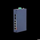 Коммутаторы DAHUA DH-CHS4206-4ET-60 4-портовый PoE коммутатор управляемый  4 RJ45 10/100Мбит/с (PoE/PoE+/Hi-PoE), 2 SFP 1000Мбит/с (uplink); IP30, IK06; монтаж на DIN-рейку