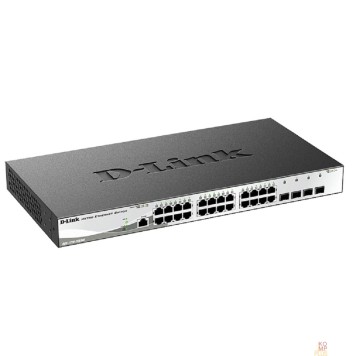 Сетевое оборудование D-Link DGS-1210-28X/ME/C1A Управляемый L2 коммутатор с 24 портами 10/100/1000Base-T и 4 портами 10GBase-X SFP+-1